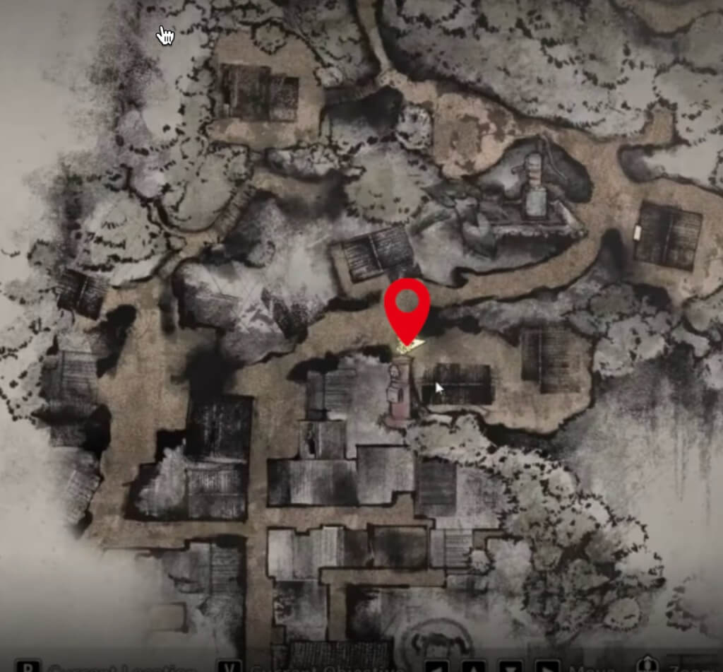 Silent Hill f Jizo Statue 1 Location Map