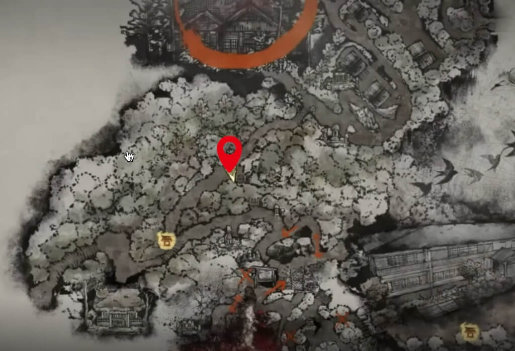 Silent Hill f Jizo Statue 4 Location Map