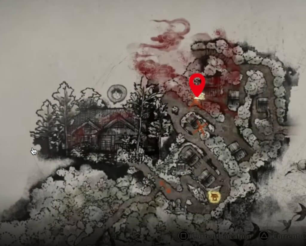 Silent Hill f Jizo Statue 5 Location Map